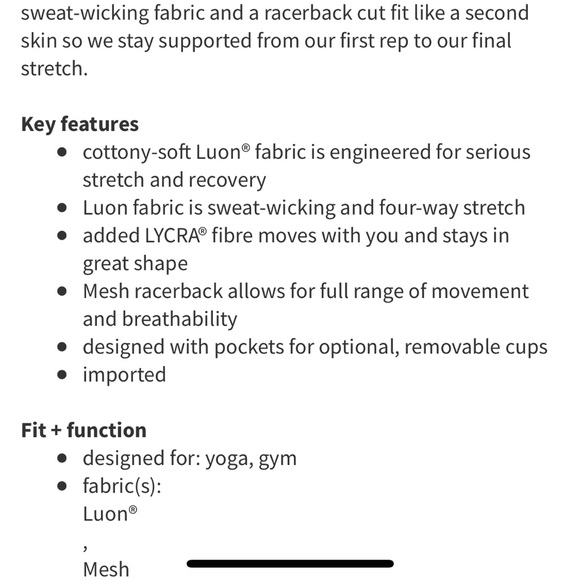 Lululemon 50 Rep Sports Bra - Picture 2 of 7